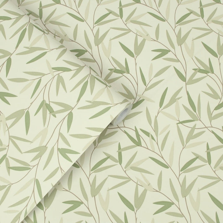 113364 - Laura Ashley - Laura Ashley Willow Leaf Hedgerow Wallpaper - Decor Warehouse