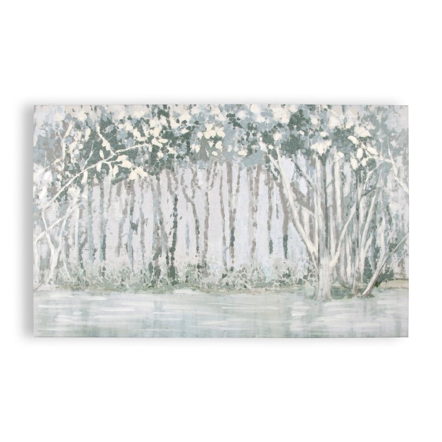 115037 - Graham & Brown - Laura Ashley Woodland Walk Printed Canvas Wall Art - Decor Warehouse