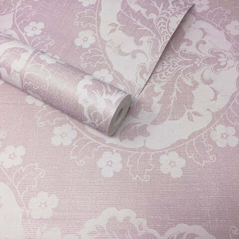 FD21058-Debona-Lourdes Lavender Wallpaper-Decor Warehouse