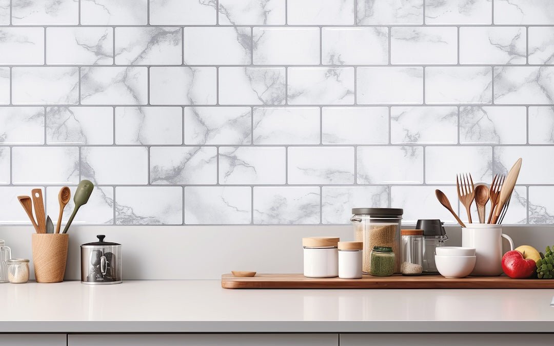 006041 - Arthouse - Marble Brick Grey Wall Tile - Decor Warehouse