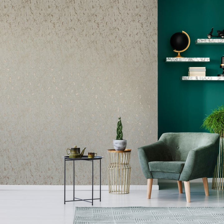 100490 - DecorWarehouse - Milan Taupe Superfresco Wallpaper - Decor Warehouse