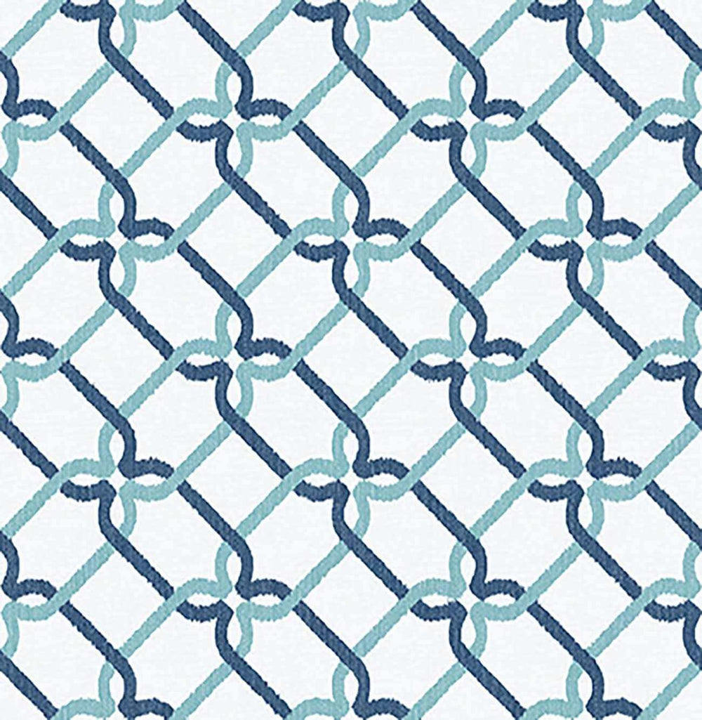 FD22721-Debona-Mirabelle Multi Trellis Palladian Wallpaper-Decor Warehouse