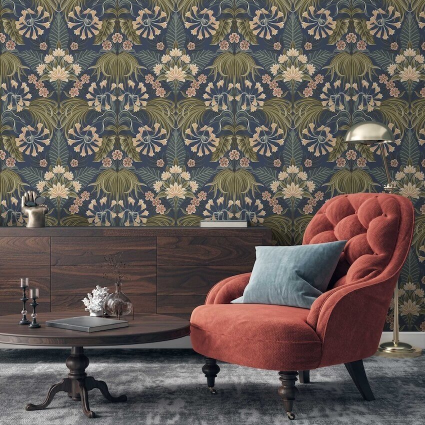 WM-380-01-Woodchip & Magnolia-Mirk Mallard Reservoir Wallpaper-Decor Warehouse