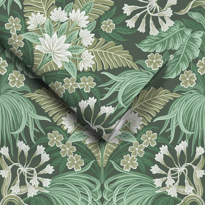 WM-380-03-Woodchip & Magnolia-Mirk Moss Green Wallpaper-Decor Warehouse