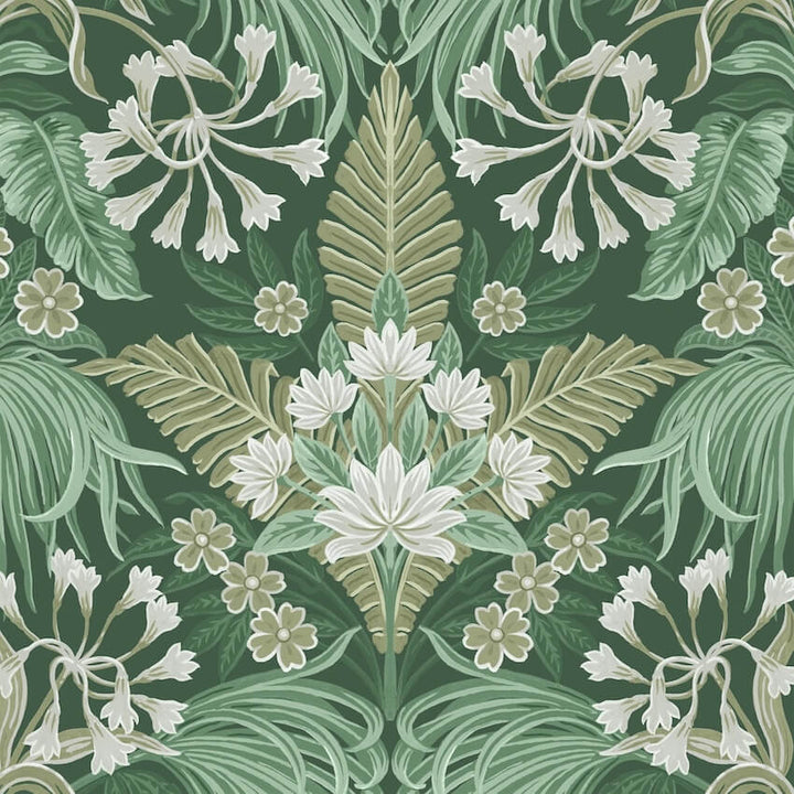 WM-380-03-Woodchip & Magnolia-Mirk Moss Green Wallpaper-Decor Warehouse