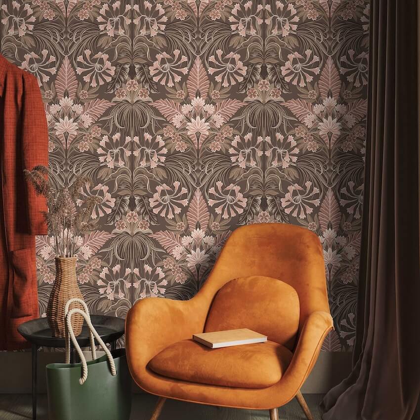 WM-380-04-Woodchip & Magnolia-Mirk Peat Brown Wallpaper-Decor Warehouse