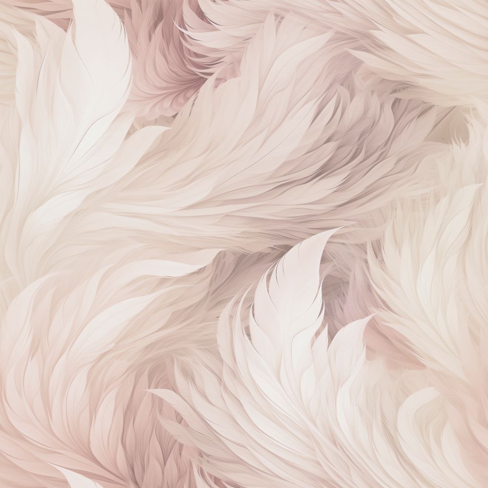 217504 - Muriva - Muriva Blush Plumes Wallpaper - Decor Warehouse