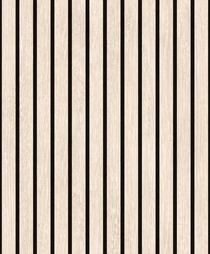 M80207-Muriva-Muriva Cream Wood Slats Wallpaper-Decor Warehouse