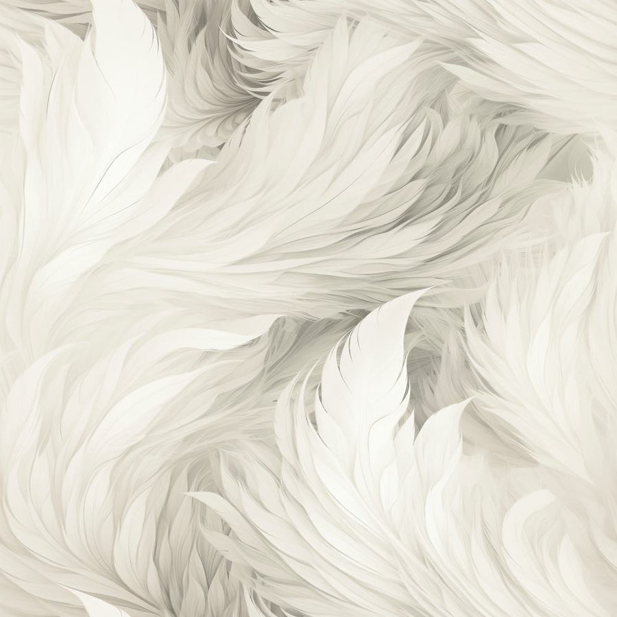 217502 - Muriva - Muriva Ivory Plumes Wallpaper - Decor Warehouse