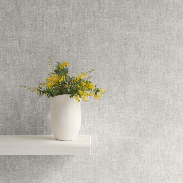 173531-Muriva-Muriva Linen Texture Grey Wallpaper-Decor Warehouse