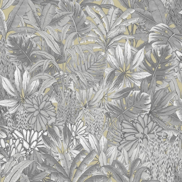 205503-Muriva-Muriva Lush Forest Gold Metallic Wallpaper-Decor Warehouse