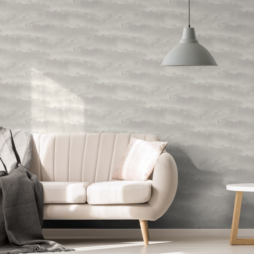 188502-Muriva-Muriva Tropical Landscape Taupe Wallpaper-Decor Warehouse