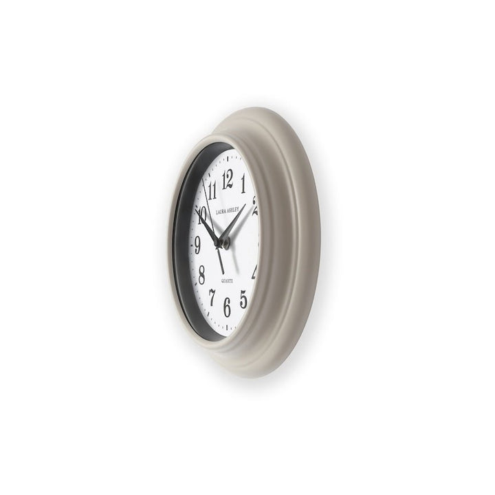 115780 - Graham & Brown - Newgale Small Kitchen Clock in Dove Grey - Decor Warehouse