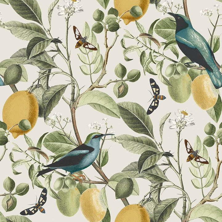 128833 - Next - Next Fruit Tree Spring Neutrals Wallpaper - Decor Warehouse