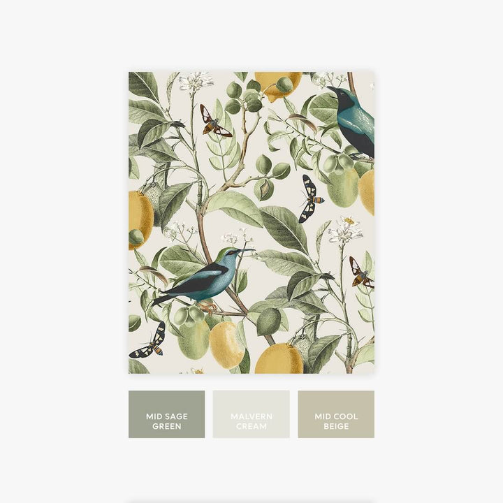 128833 - Next - Next Fruit Tree Spring Neutrals Wallpaper - Decor Warehouse