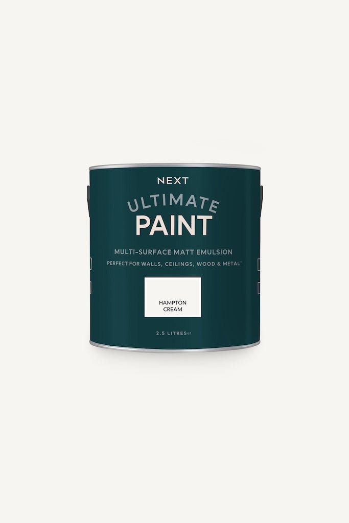 T82898 - Next - Next Ultimate Multi Surface Matt Emulsion Paint - Hampton Cream 2.5L - Decor Warehouse