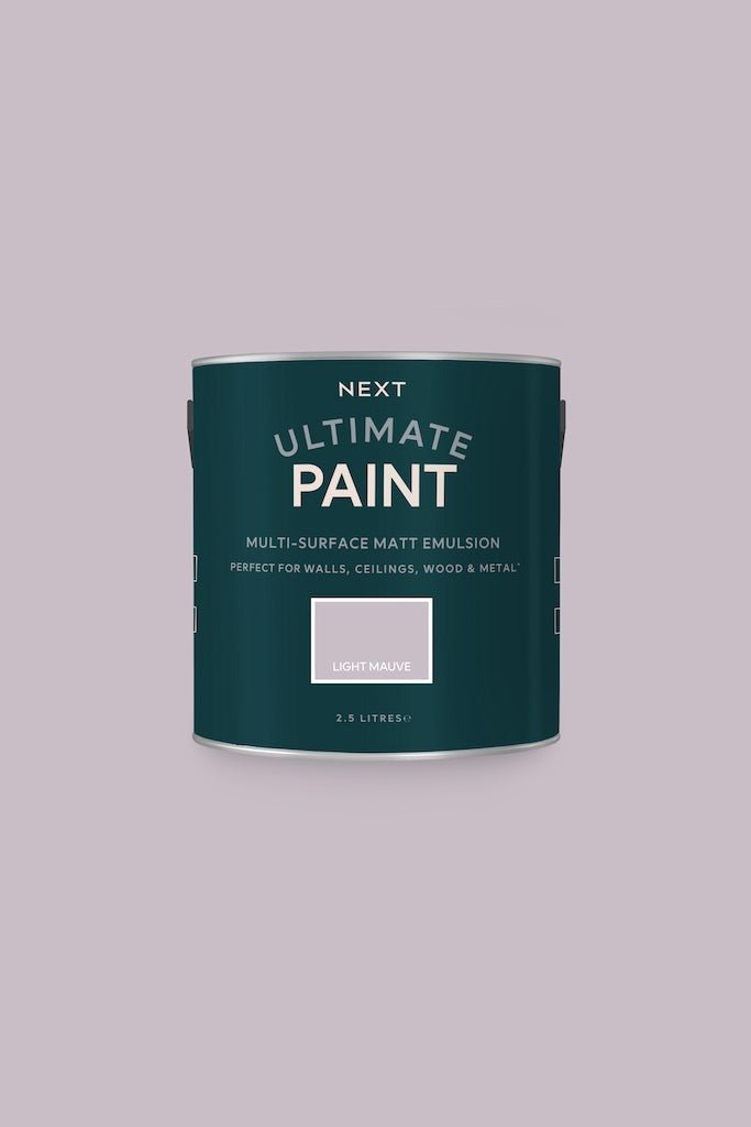 U37091 - Next - Next Ultimate Multi Surface Matt Emulsion Paint - Light Mauve 2.5L - Decor Warehouse