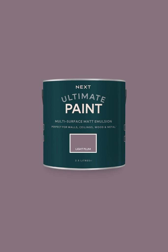 U37112 - Next - Next Ultimate Multi Surface Matt Emulsion Paint - Light Plum 2.5L - Decor Warehouse