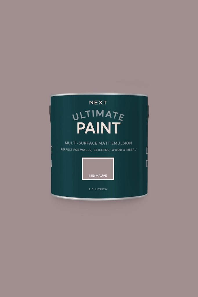 U37110 - Next - Next Ultimate Multi Surface Matt Emulsion Paint - Mid Mauve 2.5L - Decor Warehouse