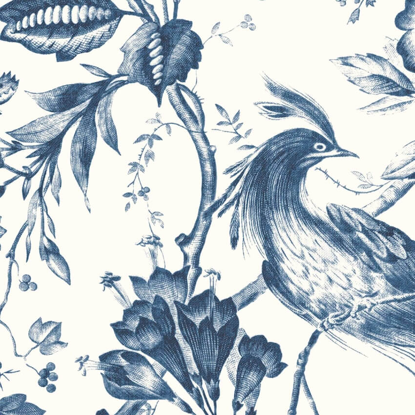 WM-368-02-Woodchip & Magnolia-Plumage Porcelain Blue Wallpaper-Decor Warehouse