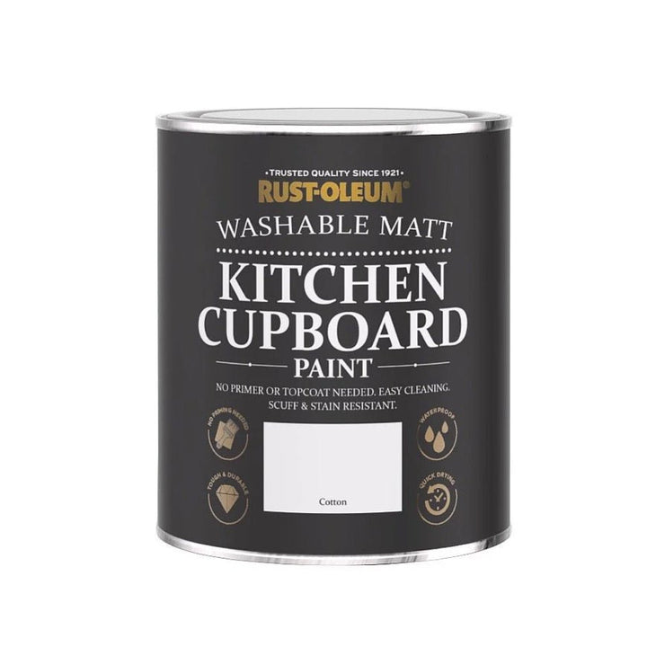 CHA300 - Rust - Oleum - Rust - Oleum Kitchen Cupboard Paint Cotton 750ml - Decor Warehouse