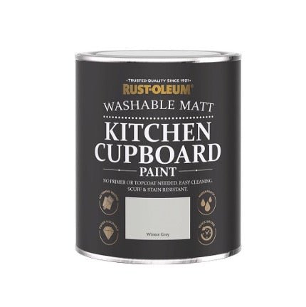 CHA305 - Rust - Oleum - Rust - Oleum Kitchen Cupboard Paint Winter Grey 750ml - Decor Warehouse