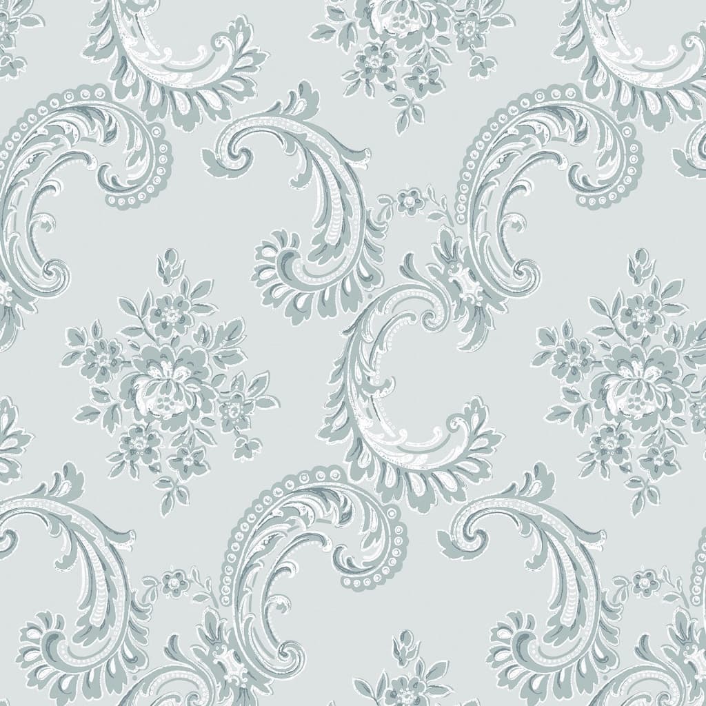 125114 - Shabby Chic by Rachel Ashwell - Shabby Chic by Rachel Ashwell Boudoir Beauty Blue wallpaper - Decor Warehouse