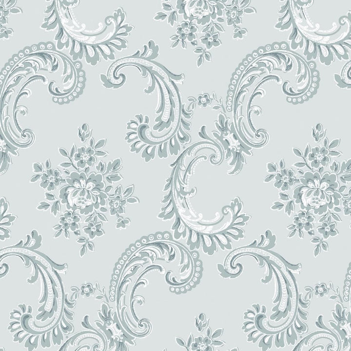 125114 - Shabby Chic by Rachel Ashwell - Shabby Chic by Rachel Ashwell Boudoir Beauty Blue wallpaper - Decor Warehouse