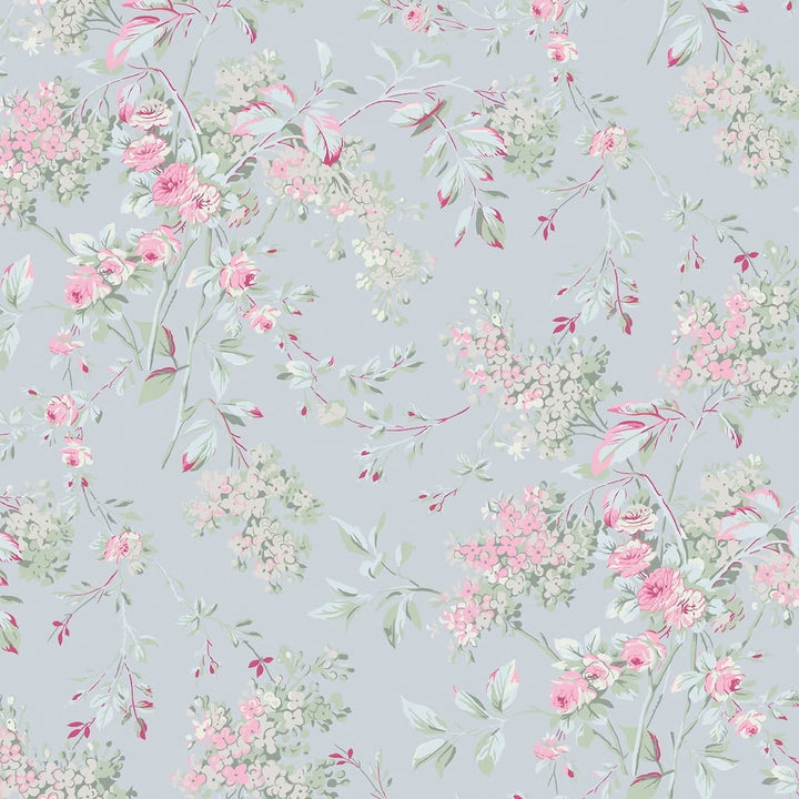 125123 - Shabby Chic by Rachel Ashwell - Shabby Chic by Rachel Ashwell Chelsea Blue wallpaper - Decor Warehouse