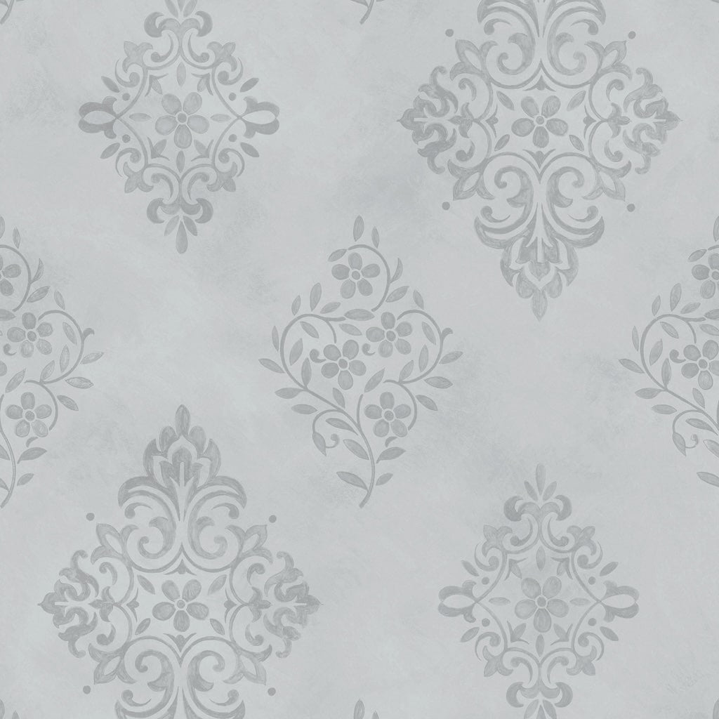 125137 - Shabby Chic by Rachel Ashwell - Shabby Chic by Rachel Ashwell Diamond Motif Blue Wallpaper - Decor Warehouse