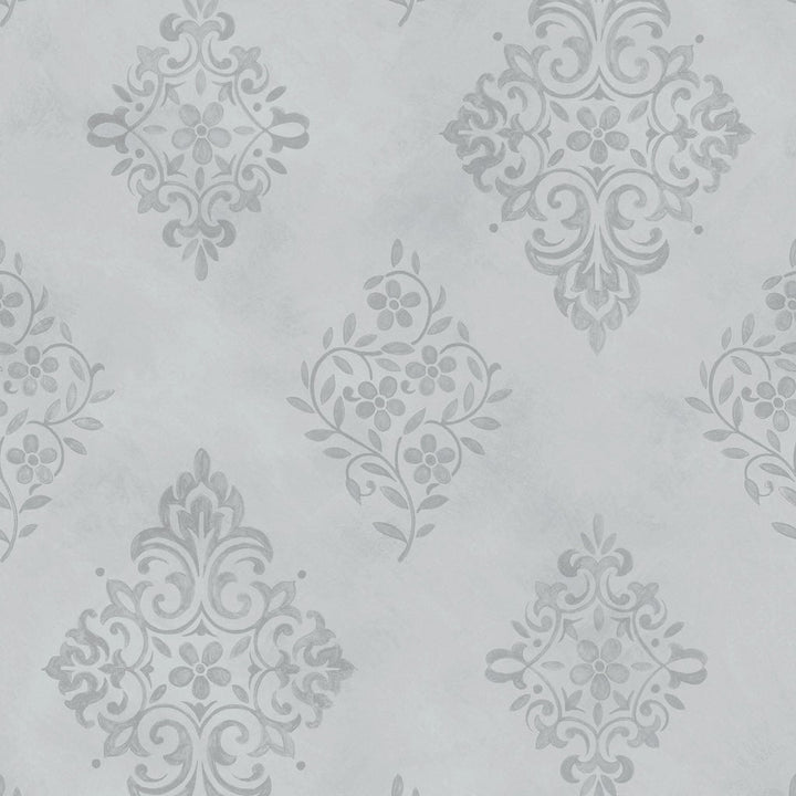 125137 - Shabby Chic by Rachel Ashwell - Shabby Chic by Rachel Ashwell Diamond Motif Blue Wallpaper - Decor Warehouse