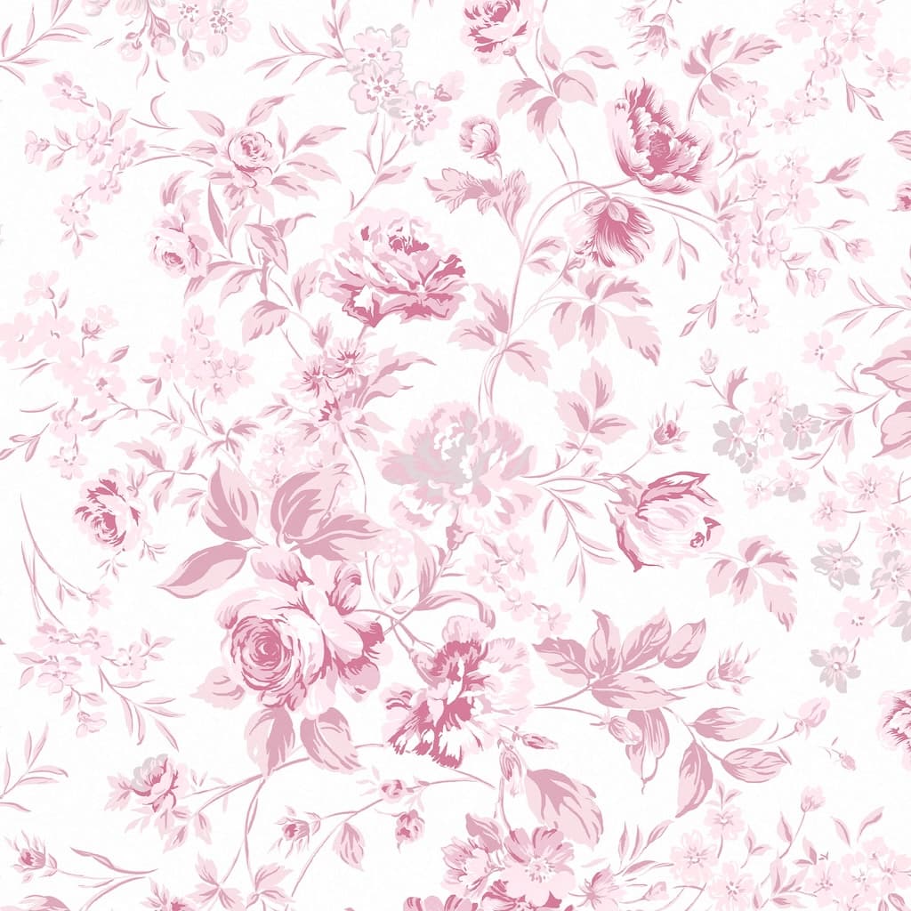 125110 - Shabby Chic by Rachel Ashwell - Shabby Chic by Rachel Ashwell Romantic Rose Pink Wallpaper - Decor Warehouse