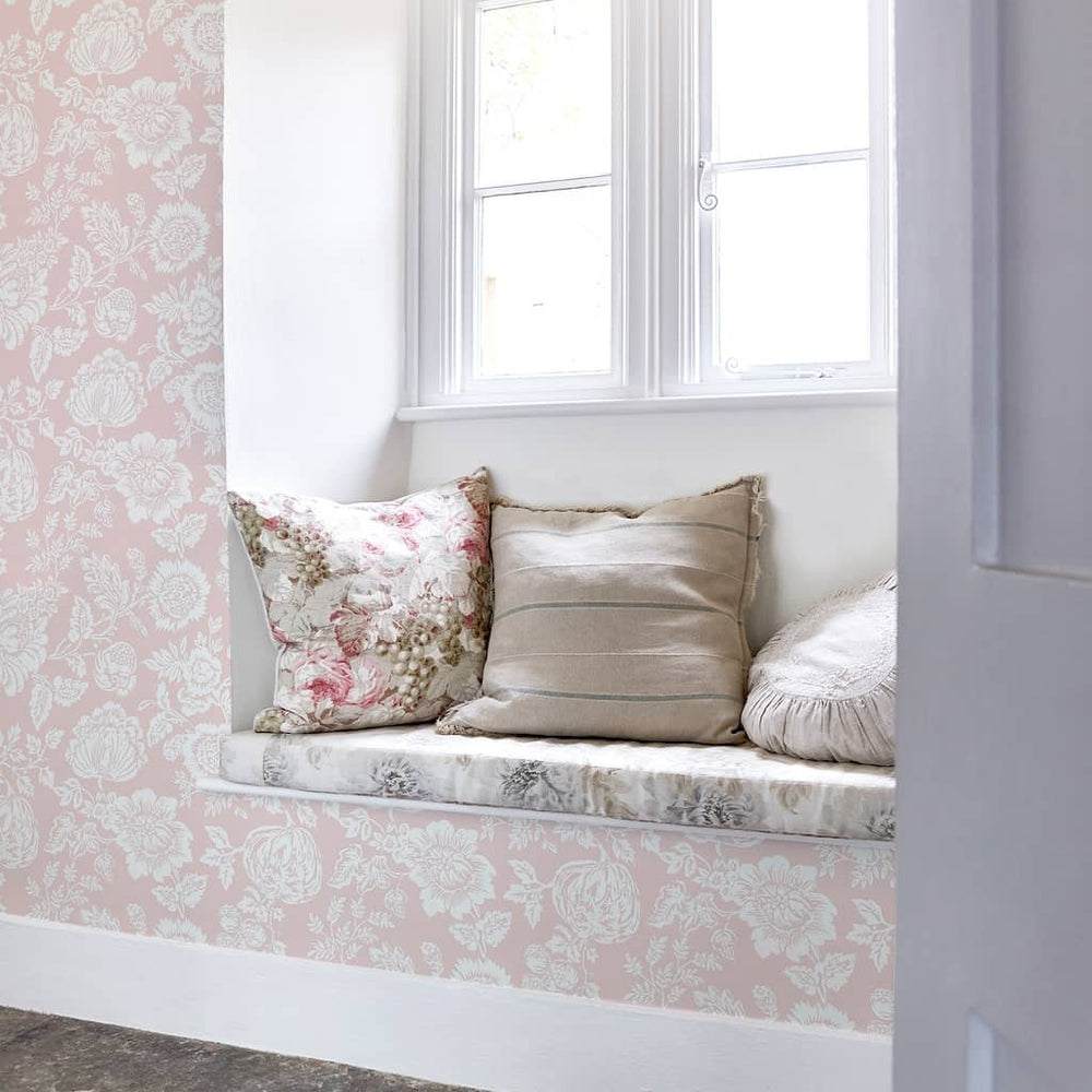 125140 - Shabby Chic by Rachel Ashwell - Shabby Chic by Rachel Ashwell Stipple Pink Wallpaper - Decor Warehouse