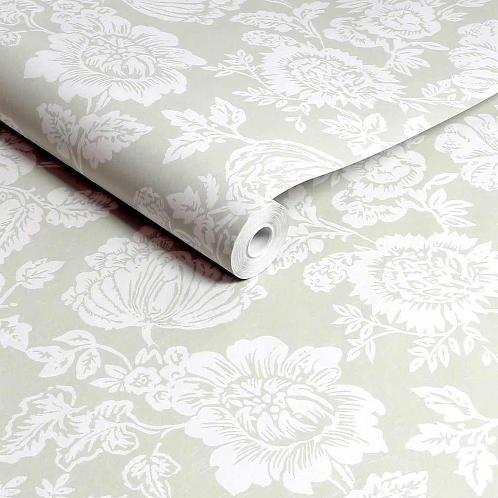 125138 - Shabby Chic by Rachel Ashwell - Shabby Chic by Rachel Ashwell Stipple Sage Wallpaper - Decor Warehouse