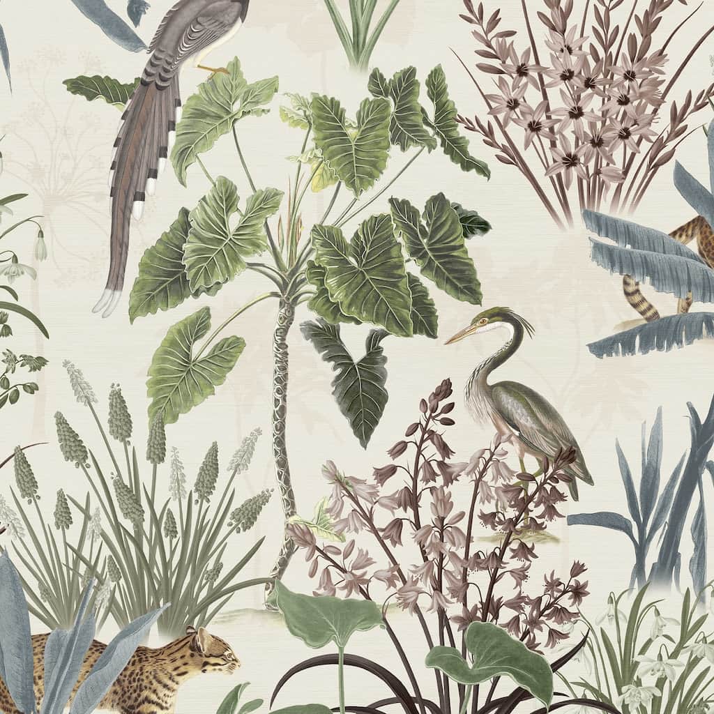 125008 - Superfresco Easy - Superfresco Easy Animal Kingdom Multicolour Wallpaper - Decor Warehouse