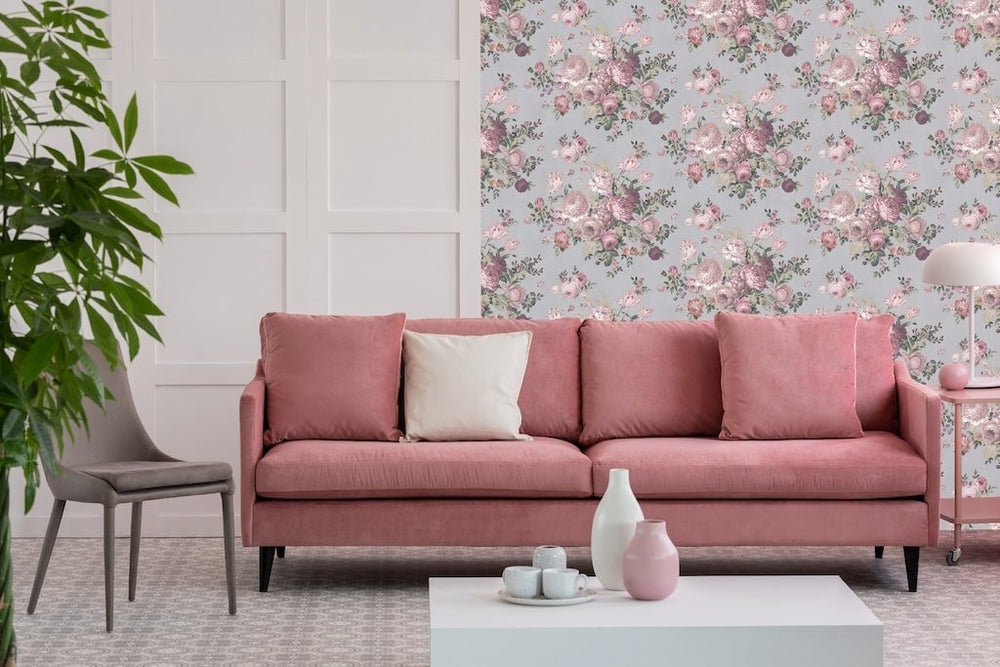 118688 - Superfresco Easy - Superfresco Easy Bouquet Blush Wallpaper - Decor Warehouse