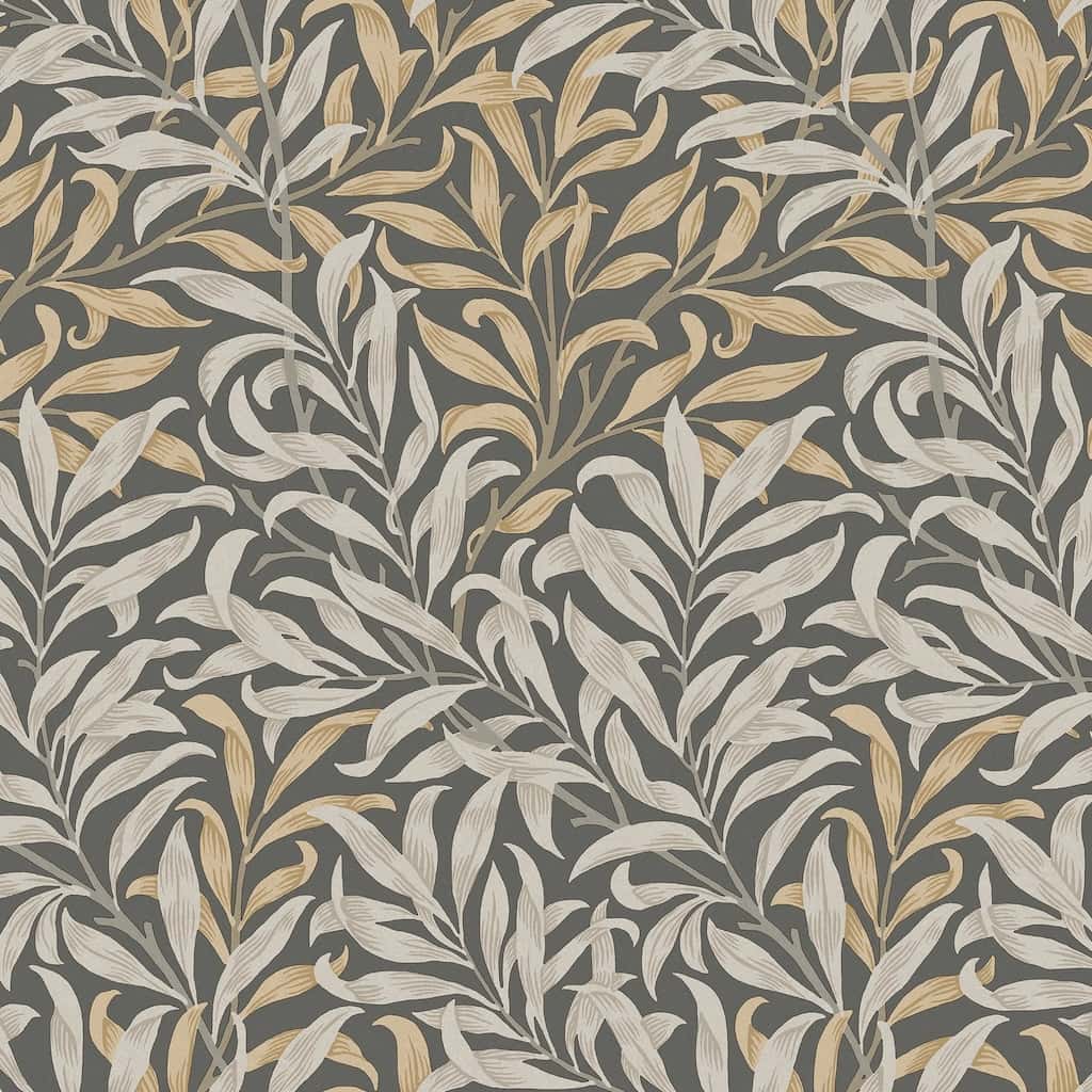 124244 - William Morris Wallpaper - William Morris At Home Willow Bough Charcoal Wallpaper - Decor Warehouse