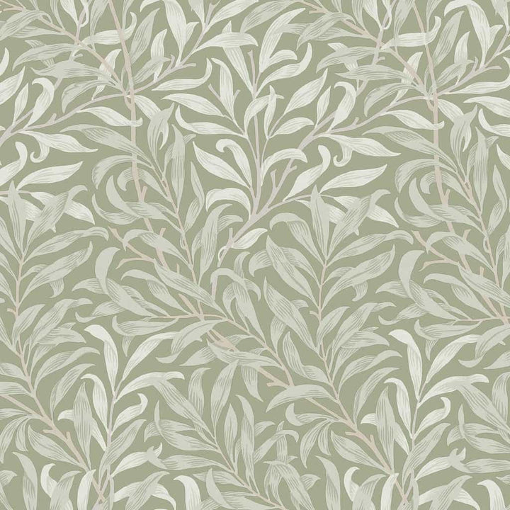 124248 - William Morris Wallpaper - William Morris At Home Willow Bough Sage Wallpaper - Decor Warehouse