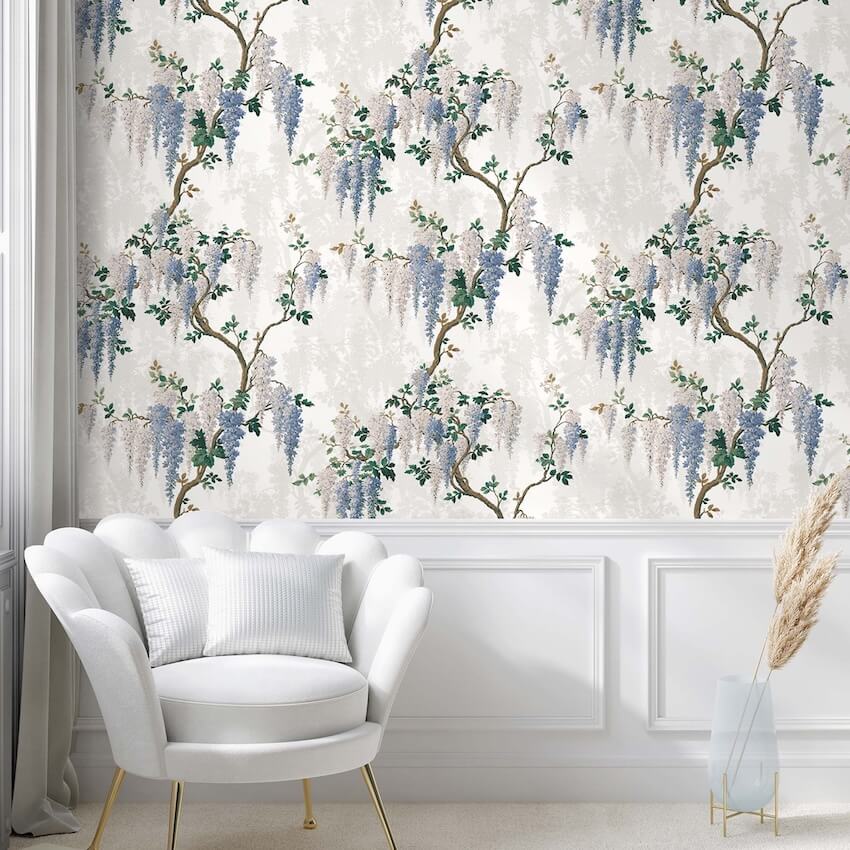 WM-333-05-Woodchip & Magnolia-Wisteria in Cornflower Blue Wallpaper-Decor Warehouse