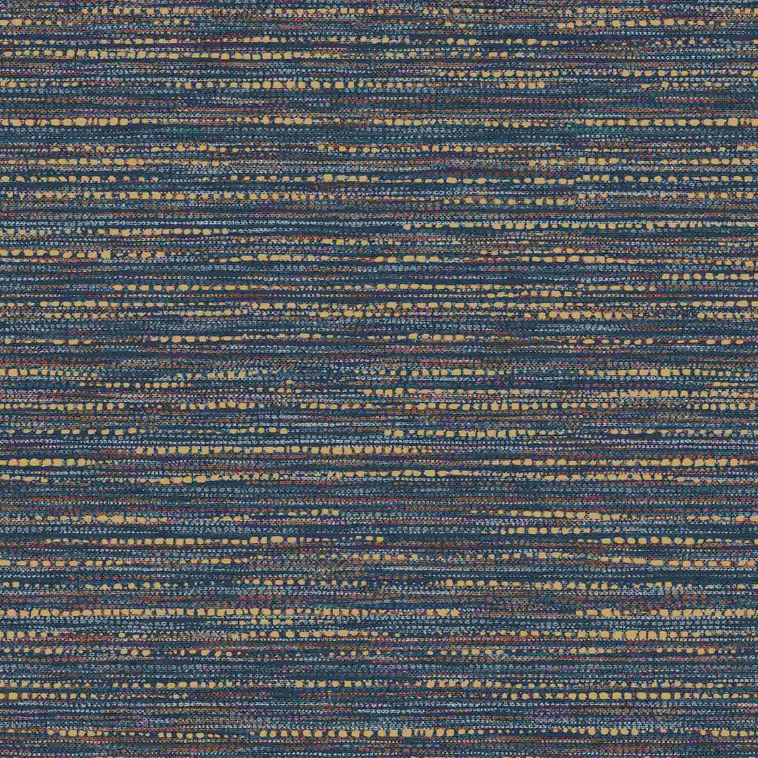 121402-Graham & Brown-Chunky Horizontal Weave Indigo Wallpaper-Decor Warehouse