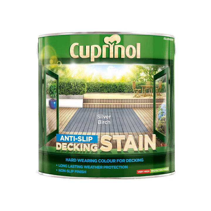 5122406-Johnstone's-Cuprinol Anti-Slip Decking Stain 2.5L - Silver Birch-Decor Warehouse