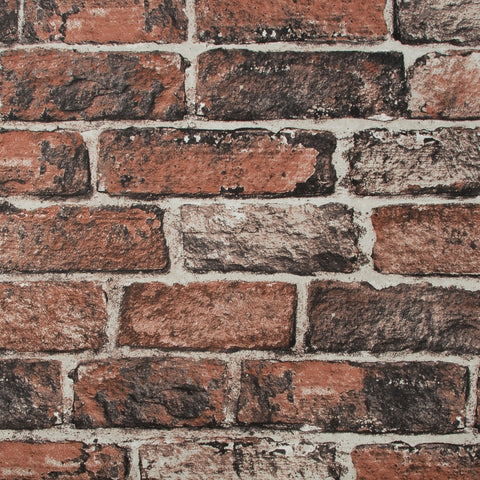 Real Red Brick Wallpaper By Woodchip & Magnolia