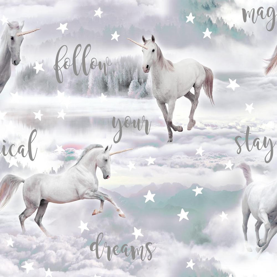 106941-Graham & Brown-Fresco Unicorn Dreamland - Atmosphere Wallpaper-Decor Warehouse