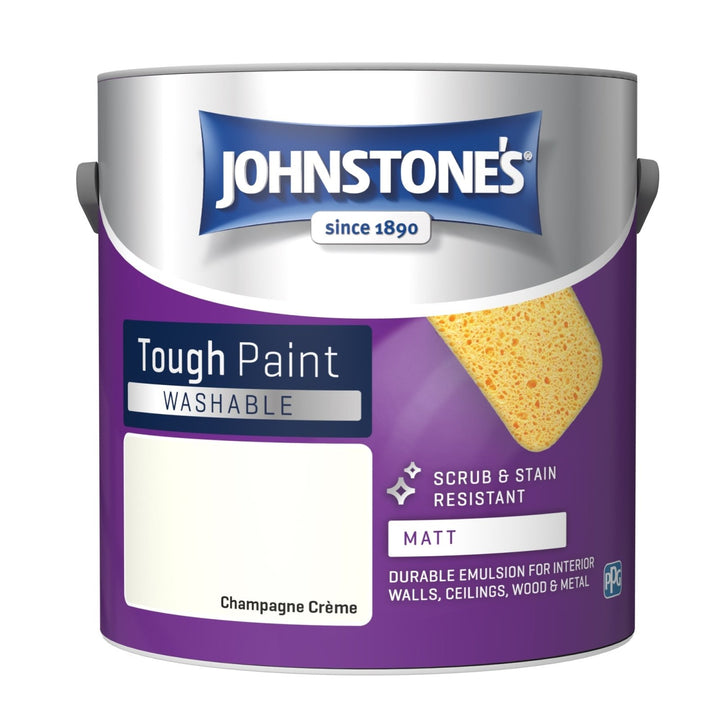 11271637-Johnstone's-Johnstone's Interior Washable Matt Paint - Champagne Creme 2.5L-Decor Warehouse