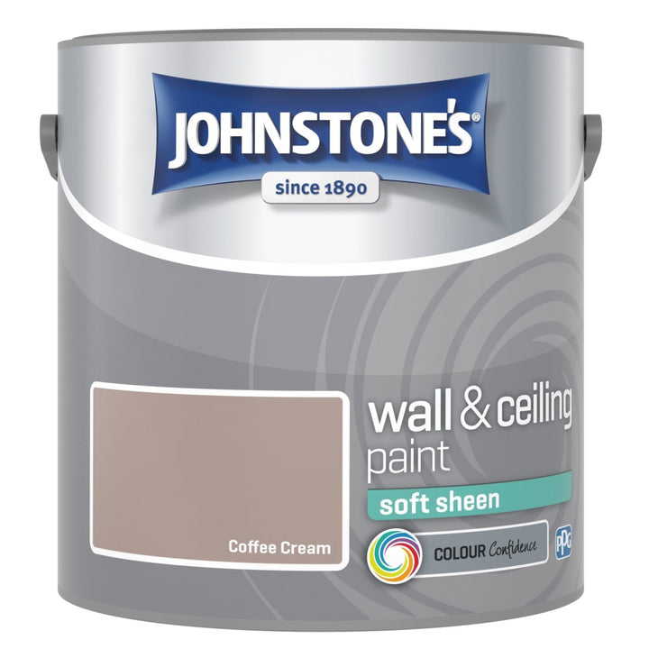 11076270-Johnstone's-Johnstone's Wall and Ceiling Soft Sheen Paint - Coffee Cream - 2.5L-Decor Warehouse