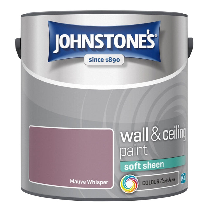 1225020-Johnstone's-Johnstone's Wall and Ceiling Soft Sheen Paint - Mauve Whisper- 2.5L-Decor Warehouse