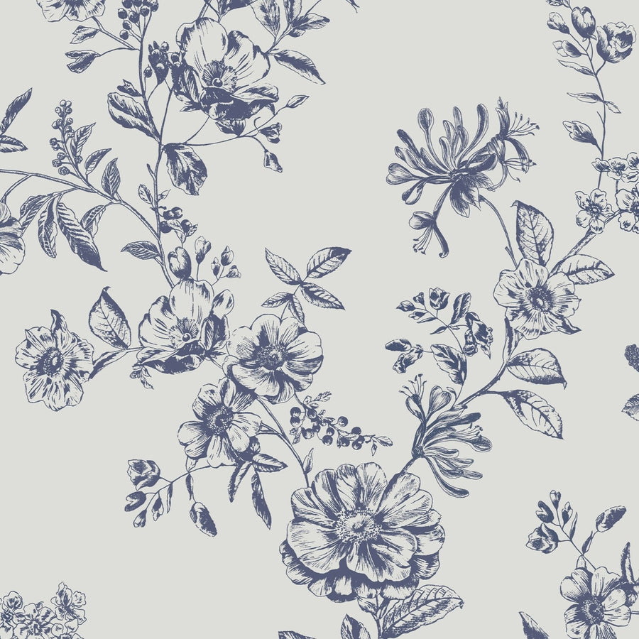 120866-Graham & Brown-Joules - Honey Floral Creme Wallpaper-Decor Warehouse