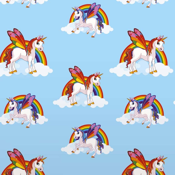 6304-Debona-Rainbow Unicorn Magic Cloud Kids Wallpaper-Decor Warehouse